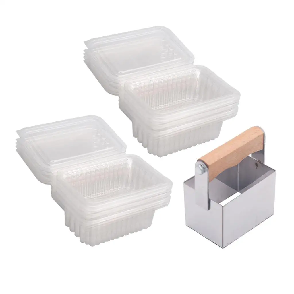 Beekeeping Tool Stainless Steel Honey Cutter with Wood Handle for Manual Hive Work and Honeycomb Box Container