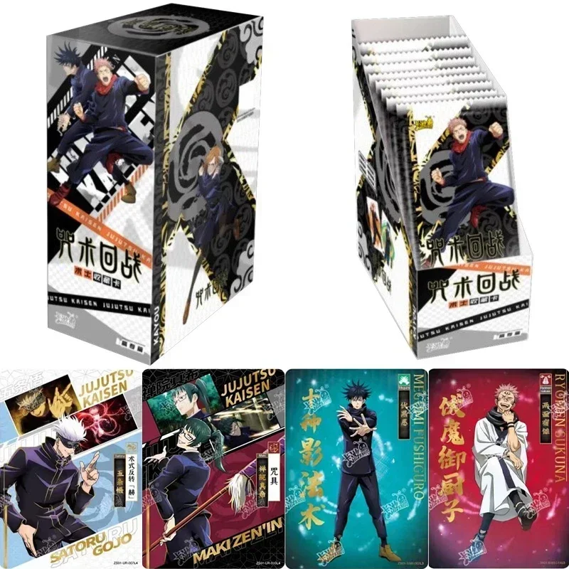 KAYO Genuine Jujutsu Kaisen Card Advanced Chapter Gojo Satoru Fushiguro Megumi Itadori Yuji Warlock Anime Collection Card Toy