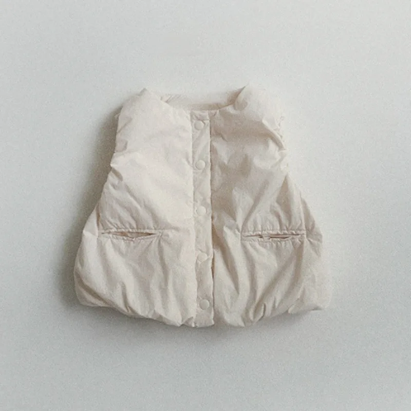 النسخة الكورية للأطفال من سترة الشتاء الموضة 2025 سترة صوفية قطنية خفيفة متعددة الاستخدامات للأولاد والبنات #2