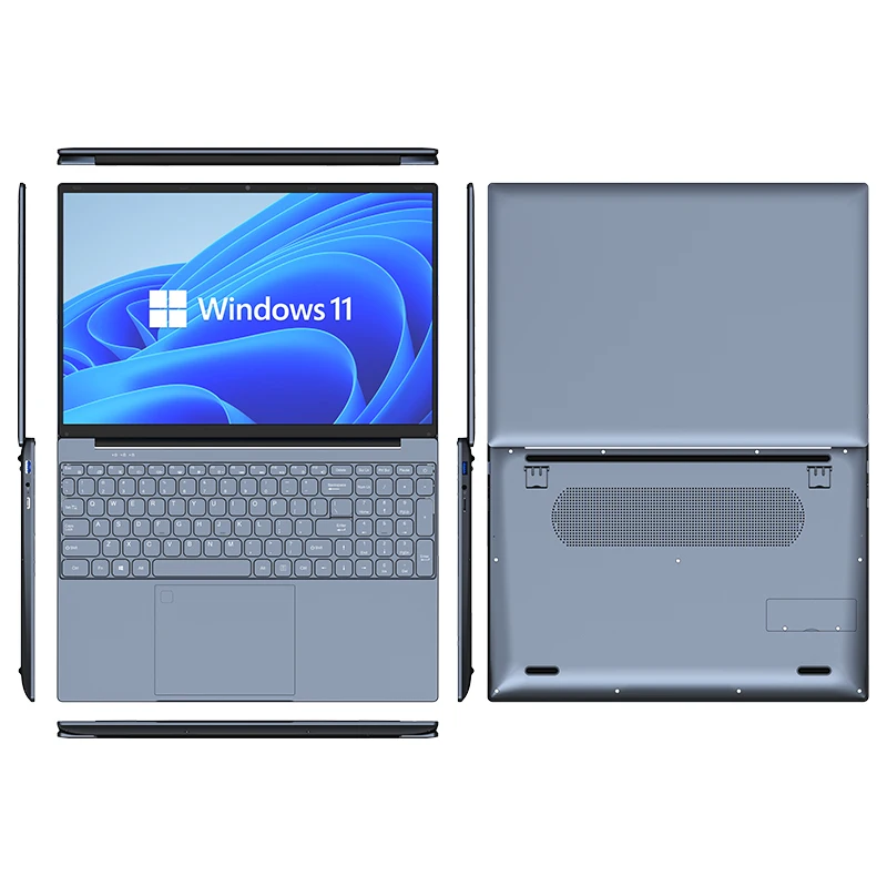 Laptop Gaming Windows 11, notebook komputer kantor Netbook 16 inci generasi 12 Intel Alder N95 12GB DDR5 1TB M.2 WiFi kamera 2MP