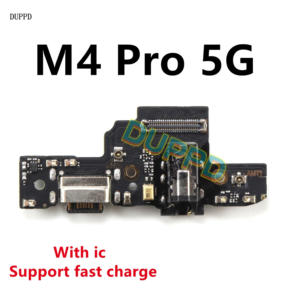 USB Charging Port Board Dock Port Connector Flex Cable For Xiaomi Poco M4 Pro 5G M4Pro