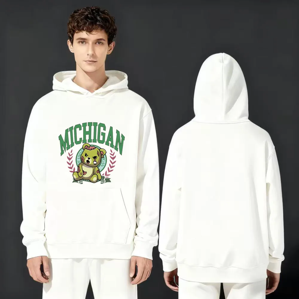 

2025 Y2K модный бренд 330 г тяжелая толстовка Lee мужские и женские модные брендовые толстовки с принтом зимняя одежда толстовки