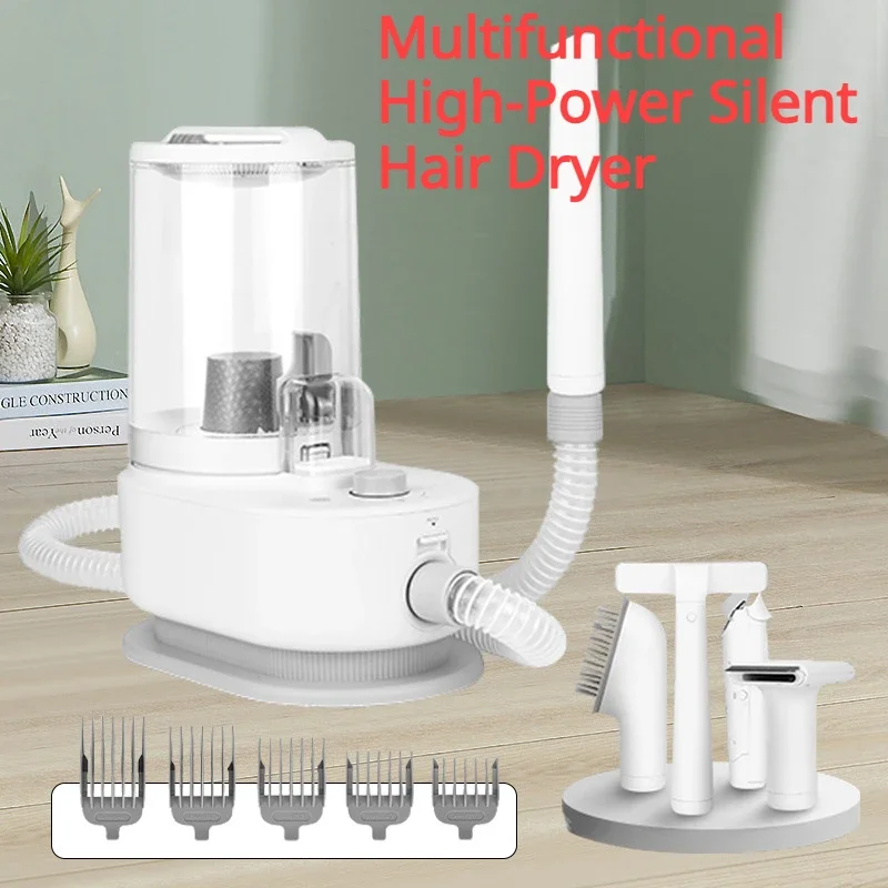 

New Dog Hair Dryer Multifunctional High-Power Silent Hair Dryer for Pets Cat and Dog Hair Dryer Wind Adjustable Blow-Dryer