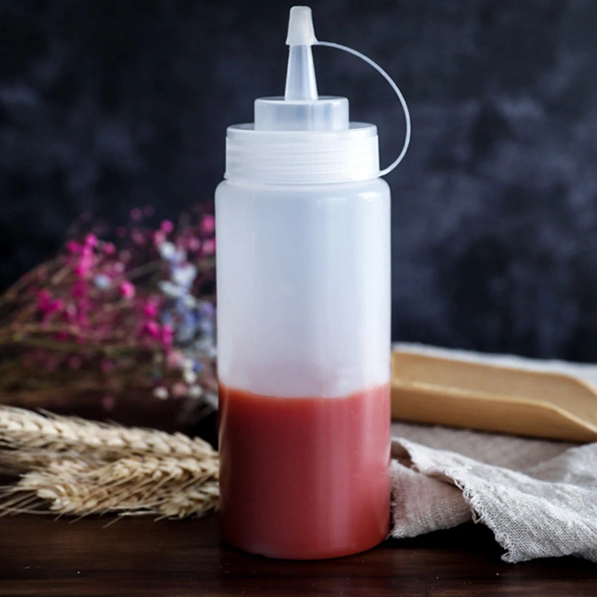 

4Pcs Ecofriendly Squeeze Bottles for Salad Dressing Condiments Home Kitchen Use Salad Dressing Bottle Condiment Bottles