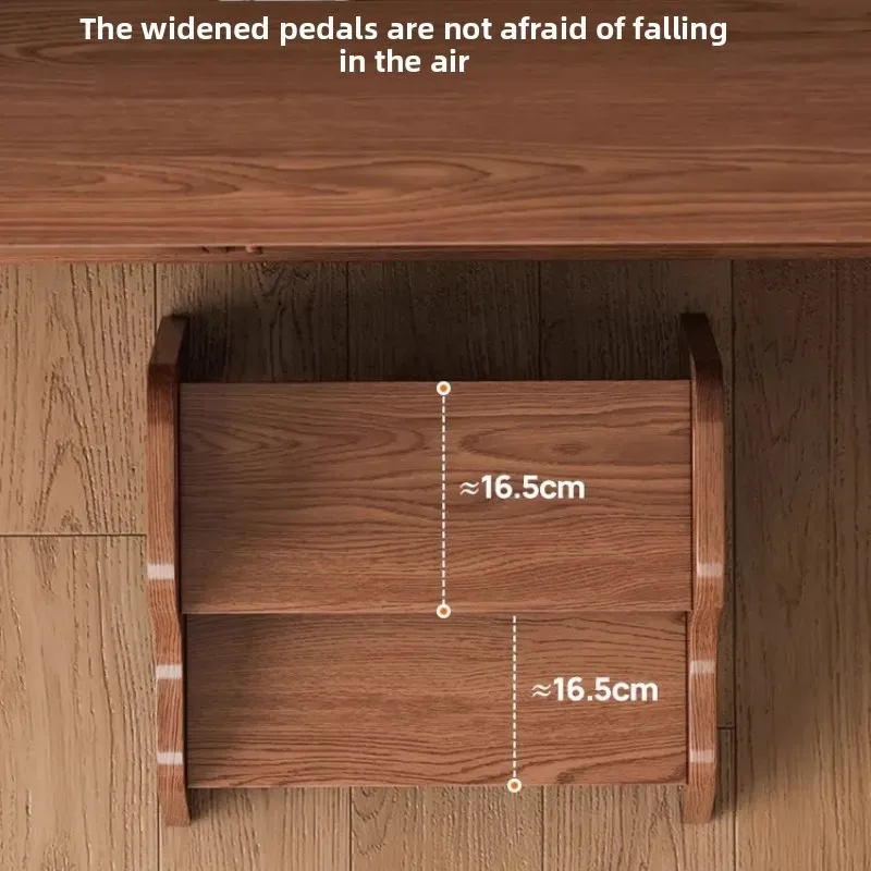 Taburete con escalón para niños, escalera de escalada antideslizante para baño, lavabo y taburete de cama para niños, taburete de seguridad multifuncional