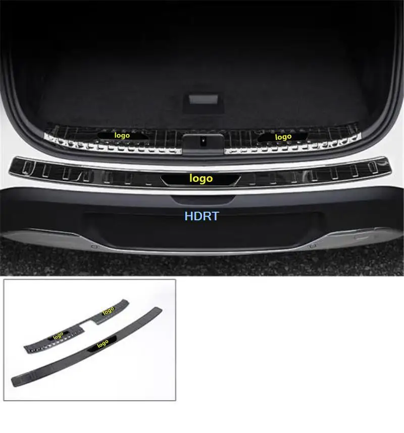 Car Styling Accessories Rear Bumper Protector Decoration Trunk Tail Door Plate Trim For Mercedes-Benz Smart #1 Smart One 2022 +