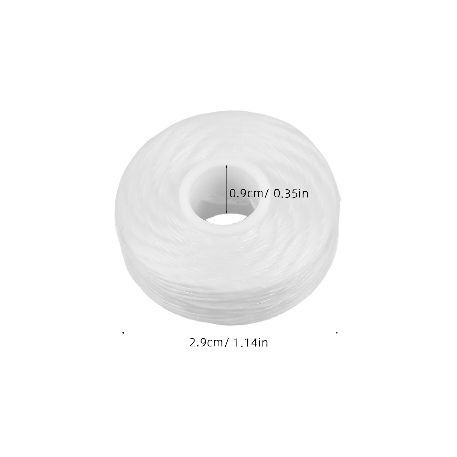 10pcs Dental Floss Core 50M Replacement Spool Refill For Tooth Cleaning Durable Polyester Thread Flosser Oral Care Spool
