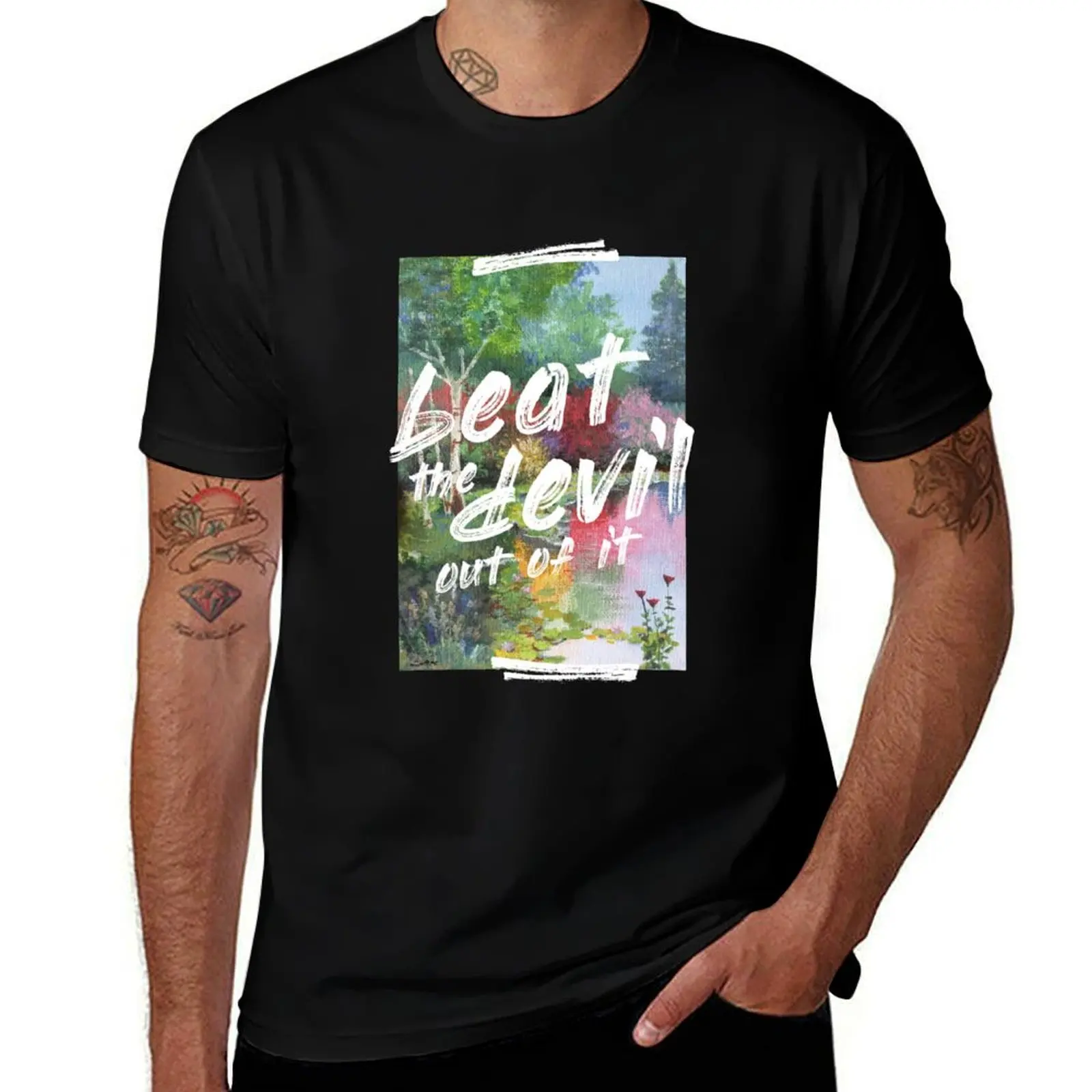 for man it for out shirts man - funny T-Shirt men summer t devil version shirts cotton of the Beat t