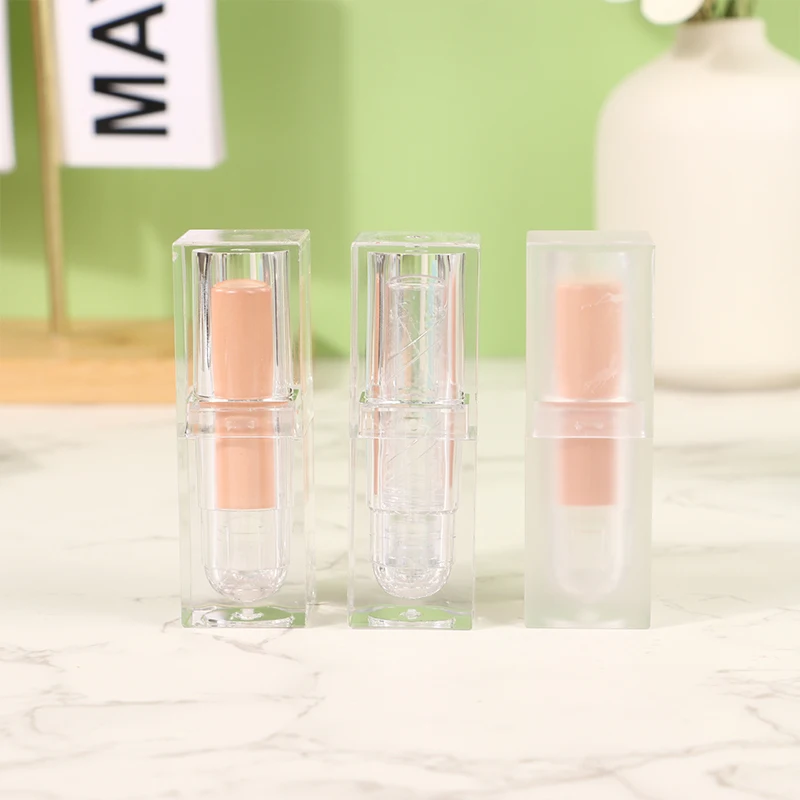 أنبوب أحمر شفاه مربع قابل لإعادة الملء ، أنبوب بلسم الشفاه ، مواد تغليف مستحضرات التجميل ، حاويات مستحضرات التجميل ، هدية تصنعها بنفسك ،