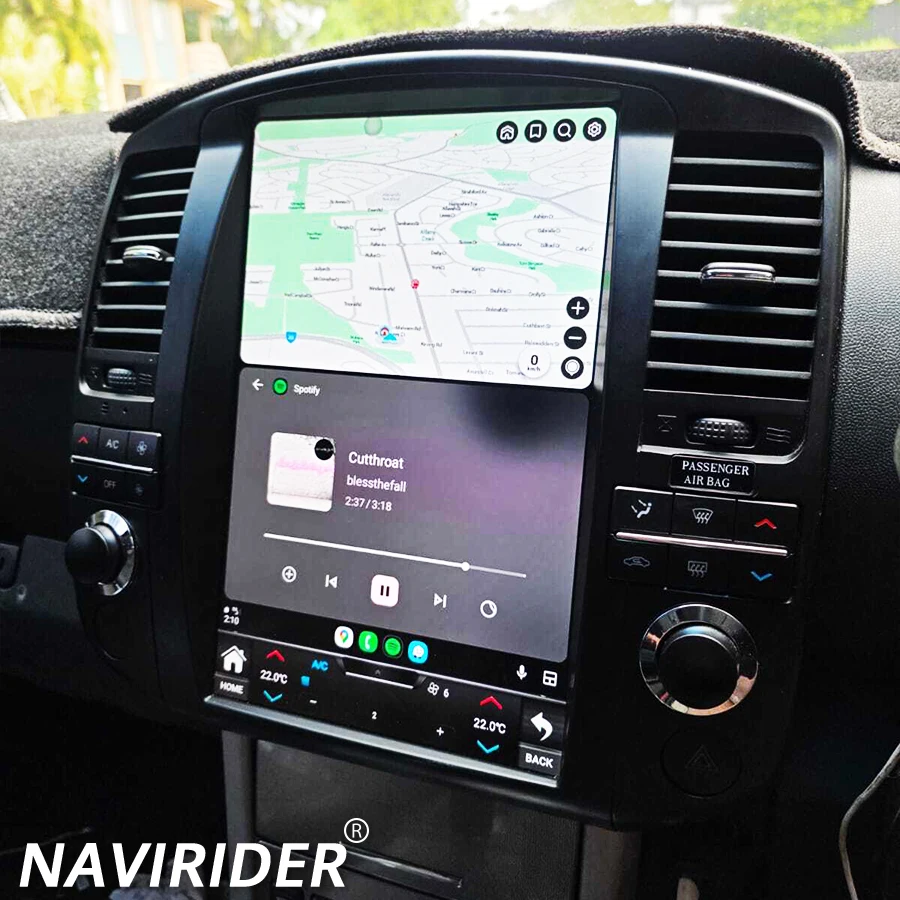 Android 15 12.1inch DSP Navi GPS Car Radio Stereo For Nissan Pathfinder R51 2006-2011 BT  Navirider DSP Vertical Screen Carplay