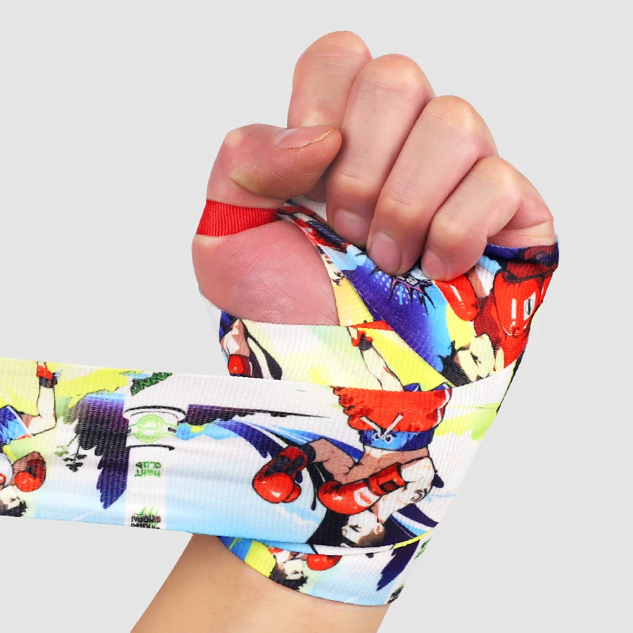 1.5/3/5M Elastic Boxing Bandage Adult Men\'s and Women\'s Muay Thai Sanda Hand Strap Professional Hand Strap Binding Hand Strap