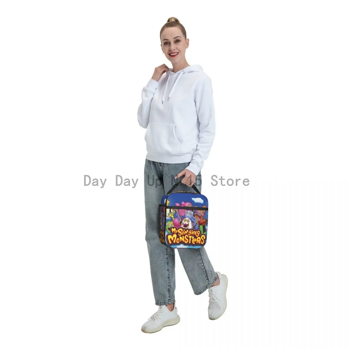 My Singing Monsters Characters Insulated Lunch Bag Leakproof Cartoon Anime Game Cooler Thermal Lunch Tote Kids School Children