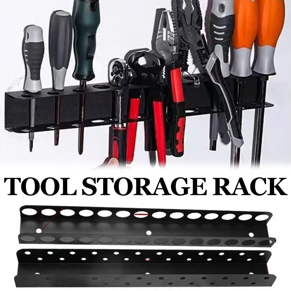 NEW Holes Easy To Install Wall Mounted Tool Holder For Various Sized Pliers Tool In Garage