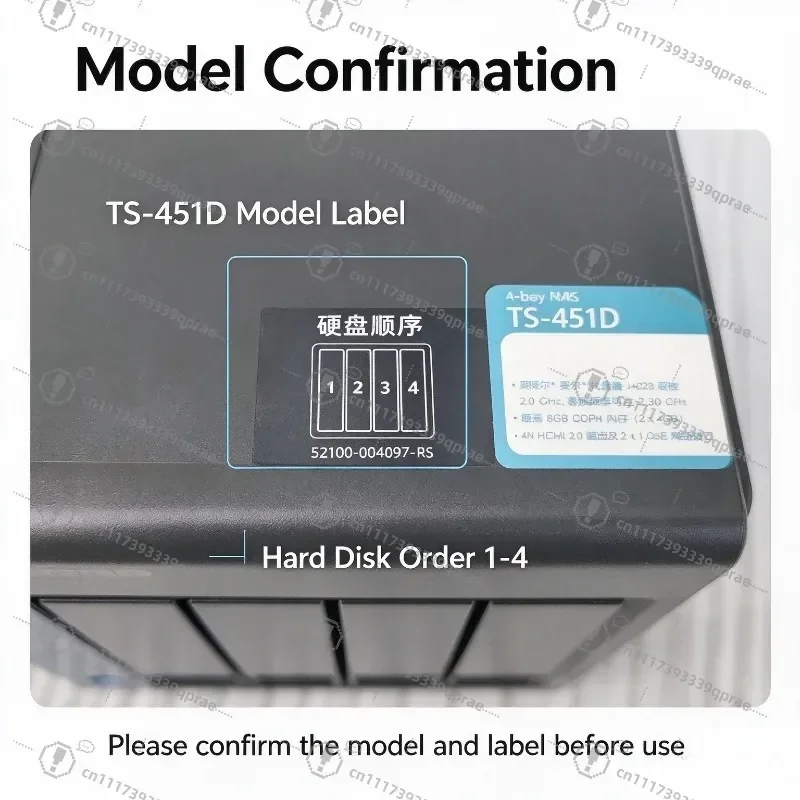 TS‑451D 4‑Bay NAS J4025 Network Attached Storage Personal Enterprise Private Cloud Storage Device