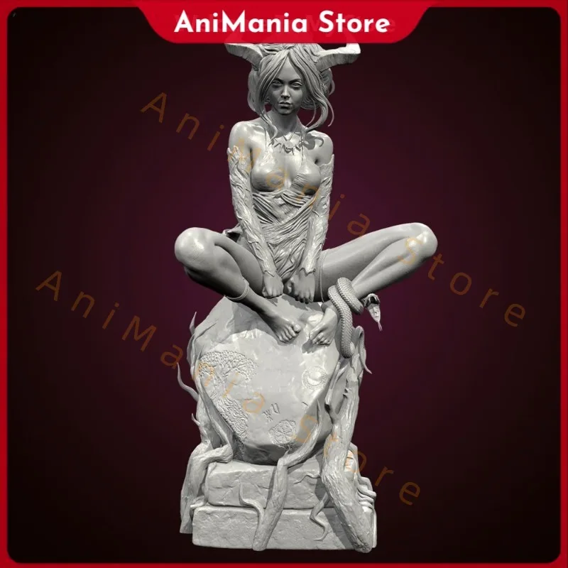 

Общая высота 50 мм 75 мм 90 мм, наборы моделей из смолы, фигурка красоты, бесцветная и самостоятельная сборка, 3D-печать TD-7242/3D