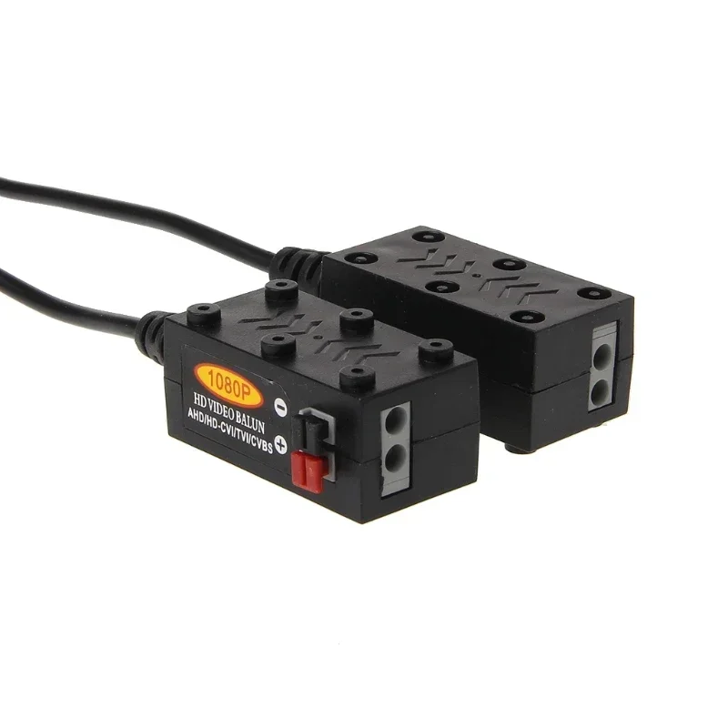 1 زوج 1CH السلبي UTP CCTV فيديو Balun جهاز الإرسال والاستقبال لكاميرا HDCVI HDTVI AHD CVBS