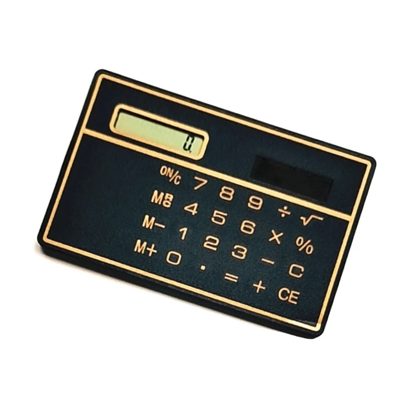 Small Pocket Calculator Solar Powered Calculator 8 Digit Calculator Mini Thin Body Portable Basic Standard Calculator Dropship