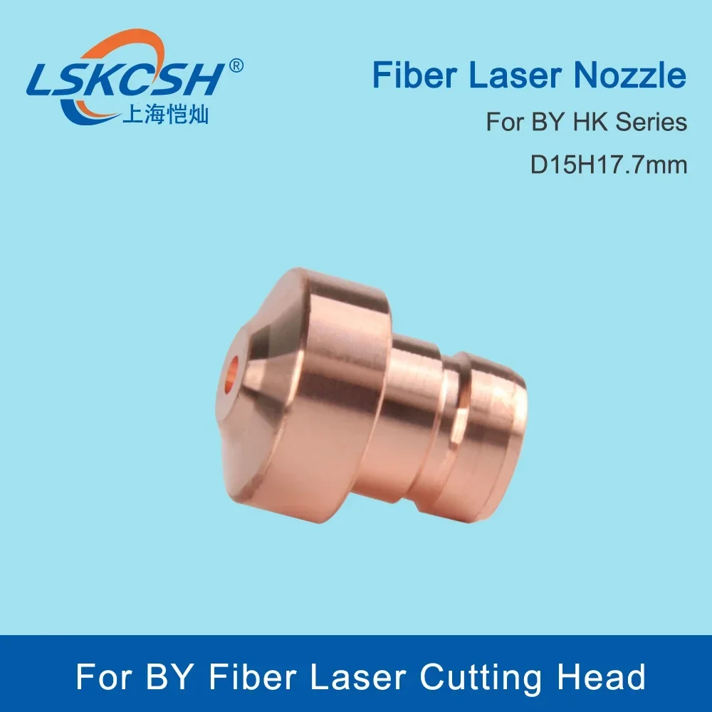   10 stks/partij HK Serie Laser Nozzles PUSH FIT Nozzle Tip Dia.15mm HK10 HK12 HK15 10035271   Voor BY Fiber Lasersnijkop