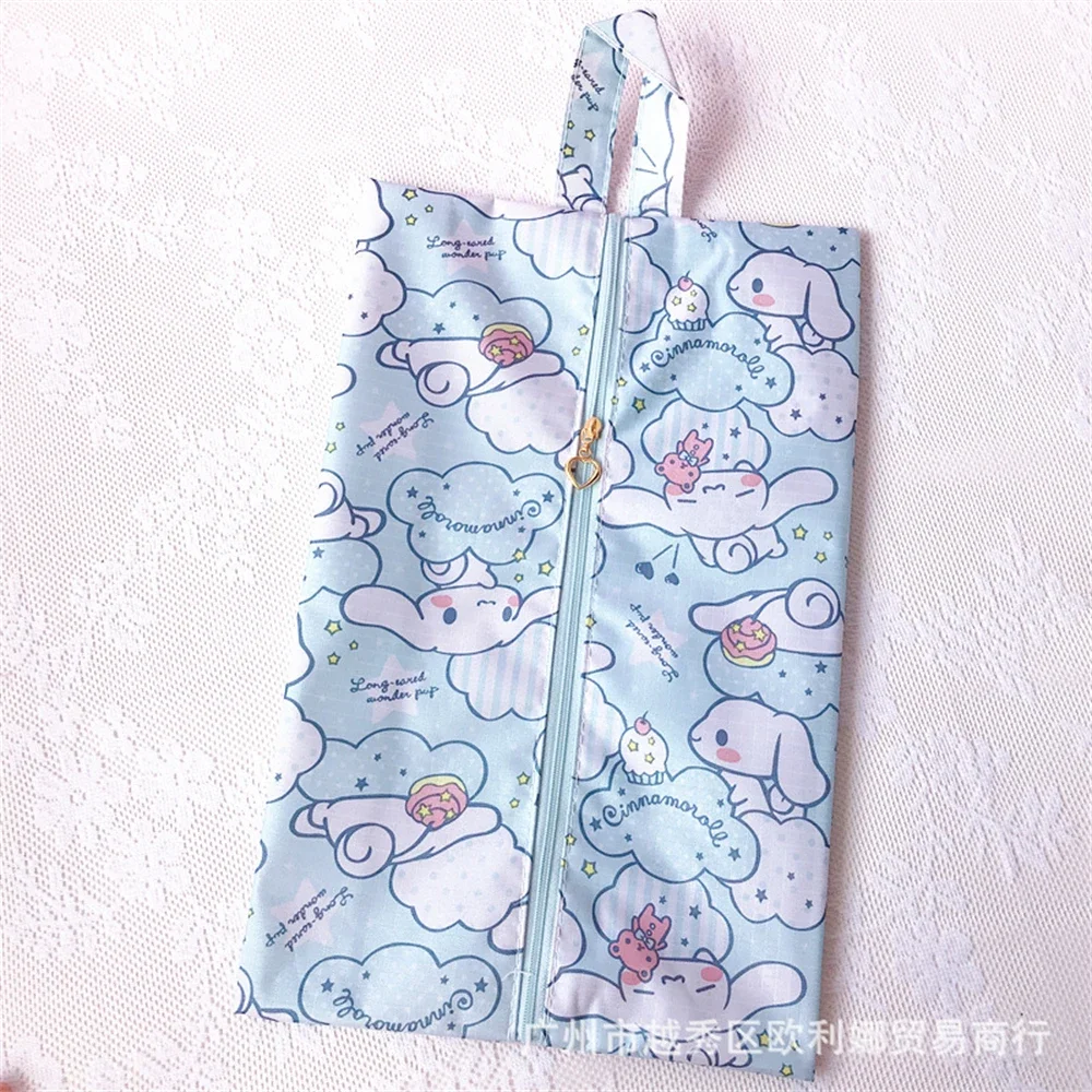 Sanrio Hello Kitty Opbergtas Schoenentas Cartoon Mijn Melodie Cinnamoroll Waterdichte Schoen Handdoek Kleding Opbergtas Schattige Liefde