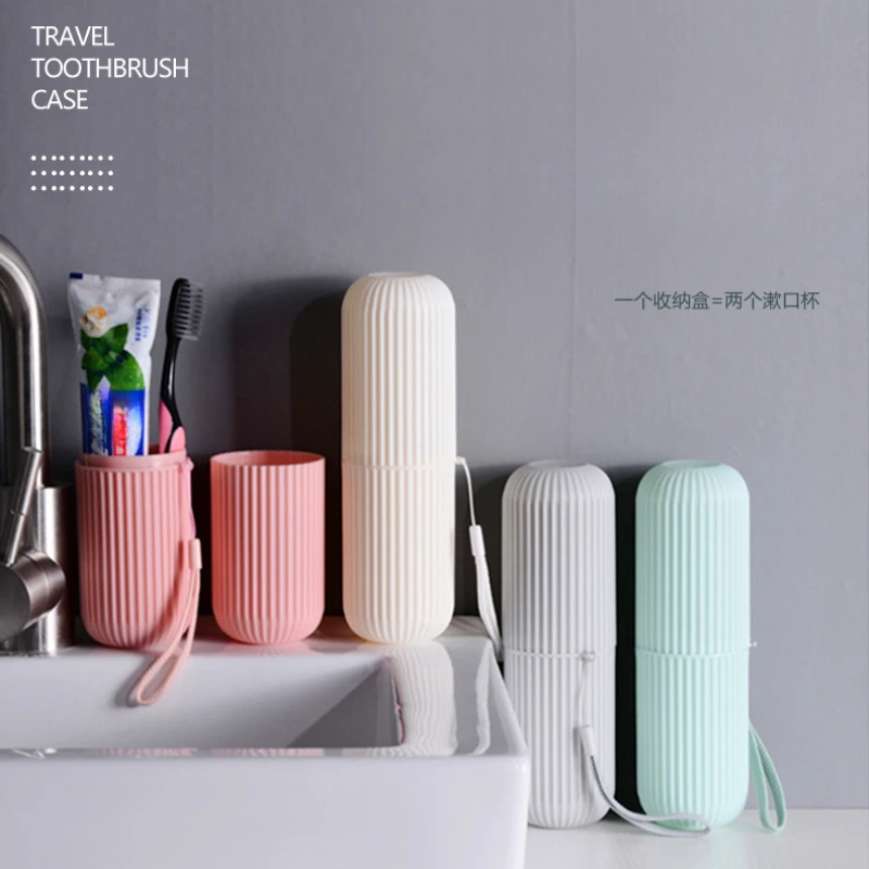Travel Portable Toothpaste Toothbrush Holder Case - Protect Storage Box for Camping Dirt And Damage Prevention