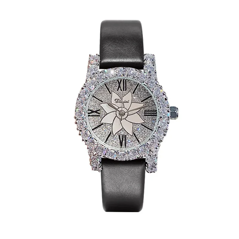 ساعة نسائية ماسية ، مصمم علامة تجارية على الموضة للسيدات ، ساعات فاخرة ، موضة ، 2022