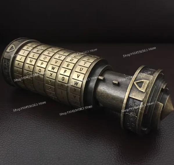 Da Vinci Code Lock Puzzle Metal Gift for Wedding Anniversary Valentine's Day Present