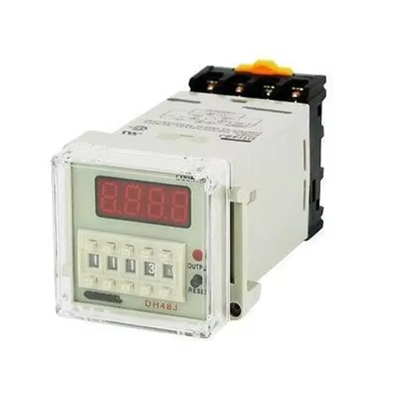 DH48J 50/60Hz 0-999900 LED Programmable Preset Sensor Counter 8-Pin DPDT Digital Counter Relay