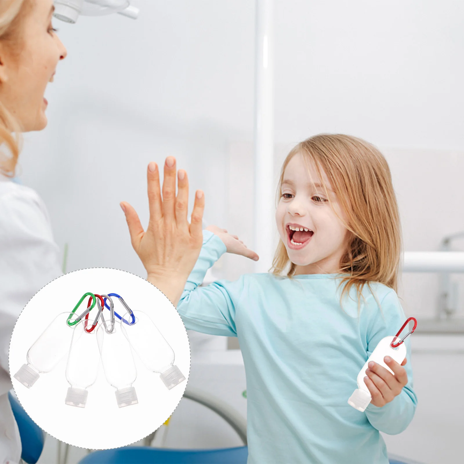 10 Sets Hand Bottle Sub-packaging Clear Refillable Water Container Bottles Containers The Pet Empty Dispenser