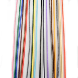 10M/Lot 1.5mm 2.0mm Many Colors PU Leather Line Waxed Cord Cotton Thread String Bracelet DIY Ropes For Jewelry Making Supplies