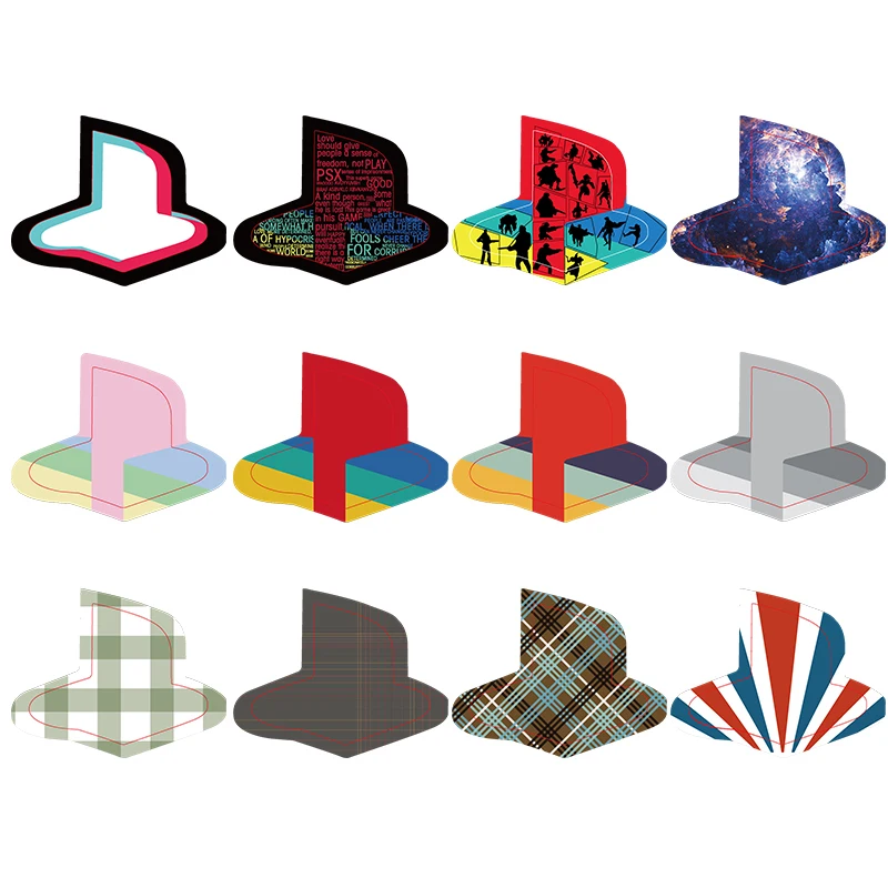 6/12 Stück Hautaufkleber für PS5-Konsole, Vinyl-Aufkleber, Skins, individuelles Design, Hautaufkleber für Playstation 5 Konsole, kreative Aufkleber