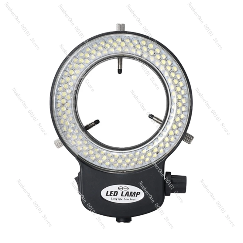 

Promotion! Microscope Light- Ring Light Adjustable 144 Lamp Beads LED Light Source Industrial Microscope Ring Illuminator -EU Pl