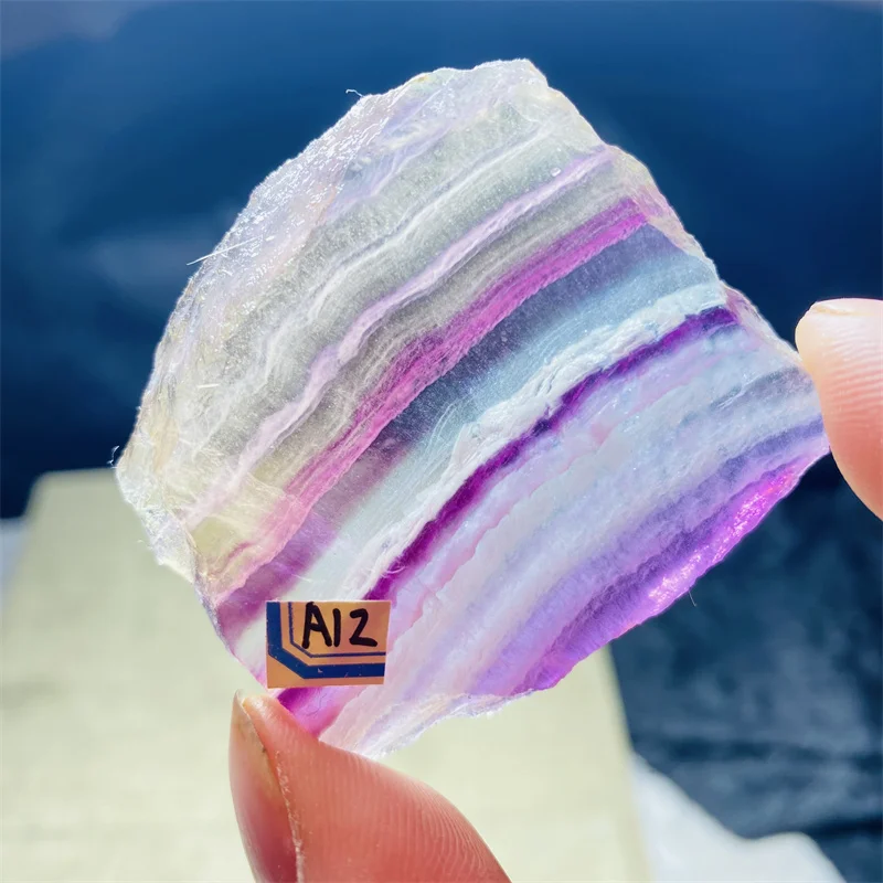 Natural purple Colorful Fluorite Mineral Specimen Manual Polishing Crystal Quartz Points Home Decor Energy Healing Stone