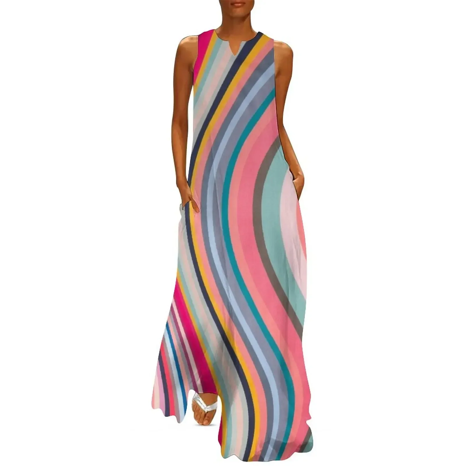 

Rebirth of the 70s Long Dress summer dresses ladies 2025 women's summer dress 2025 women's clothing trend 2025 Dress
