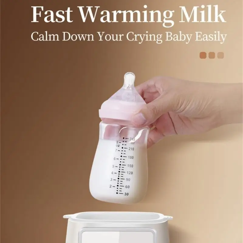 F19F زجاجة أكثر دفئا مع ضوء الموقت الليلي التحكم الدقيق في درجة الحرارة متعددة الوظائف