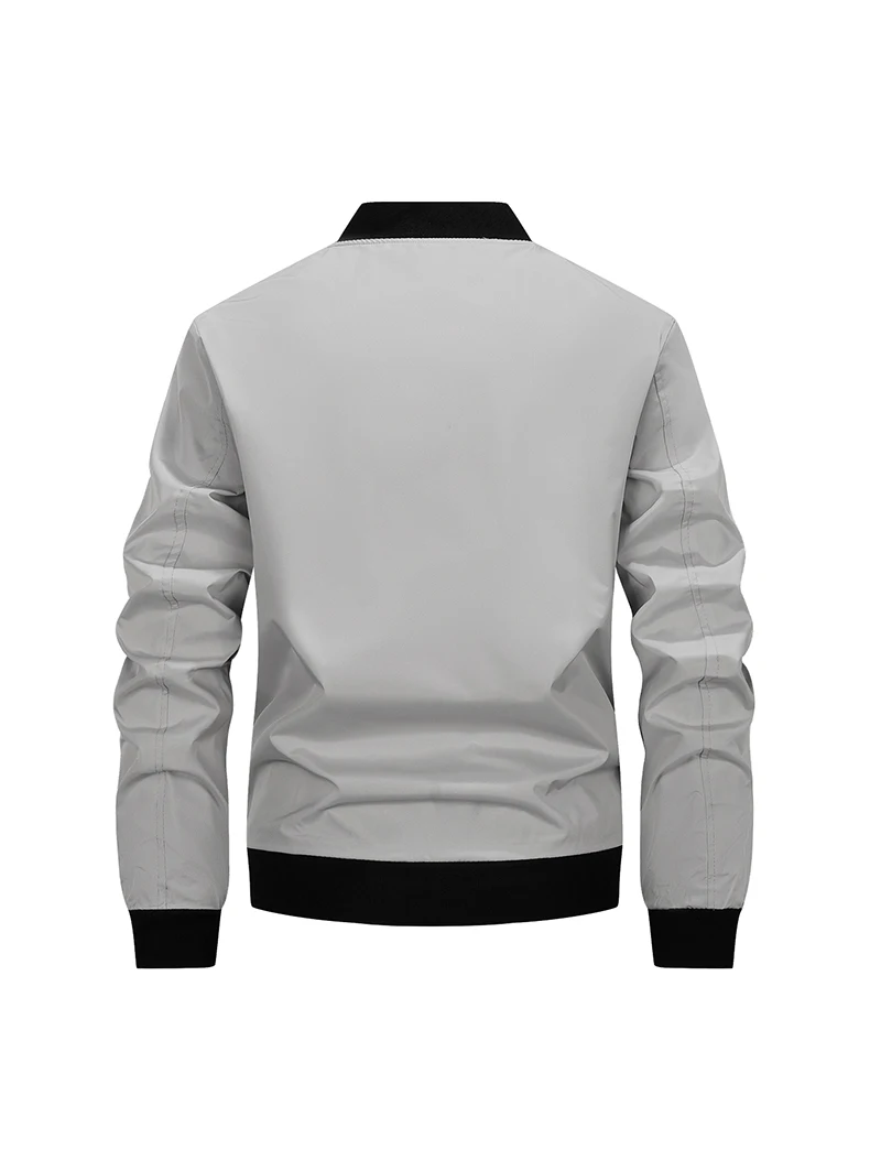 Windjacke Wasserdichte Wanderjacke Herbst Frühling Outdoor Winddicht Mantel Männer Reisejacke Camping Baseball Jacke Männlicher Mantel – Detail 14
