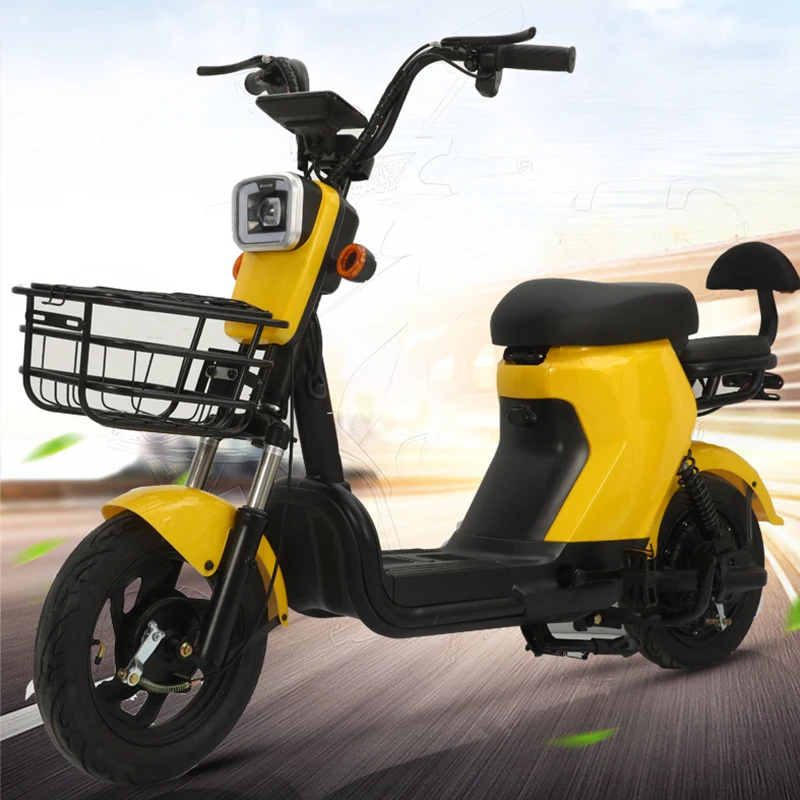 Cheap 14Inch Scooter 48V 20Ah Ebike 500w Powerful Motor LEAD-ACID Electric Bike image 4