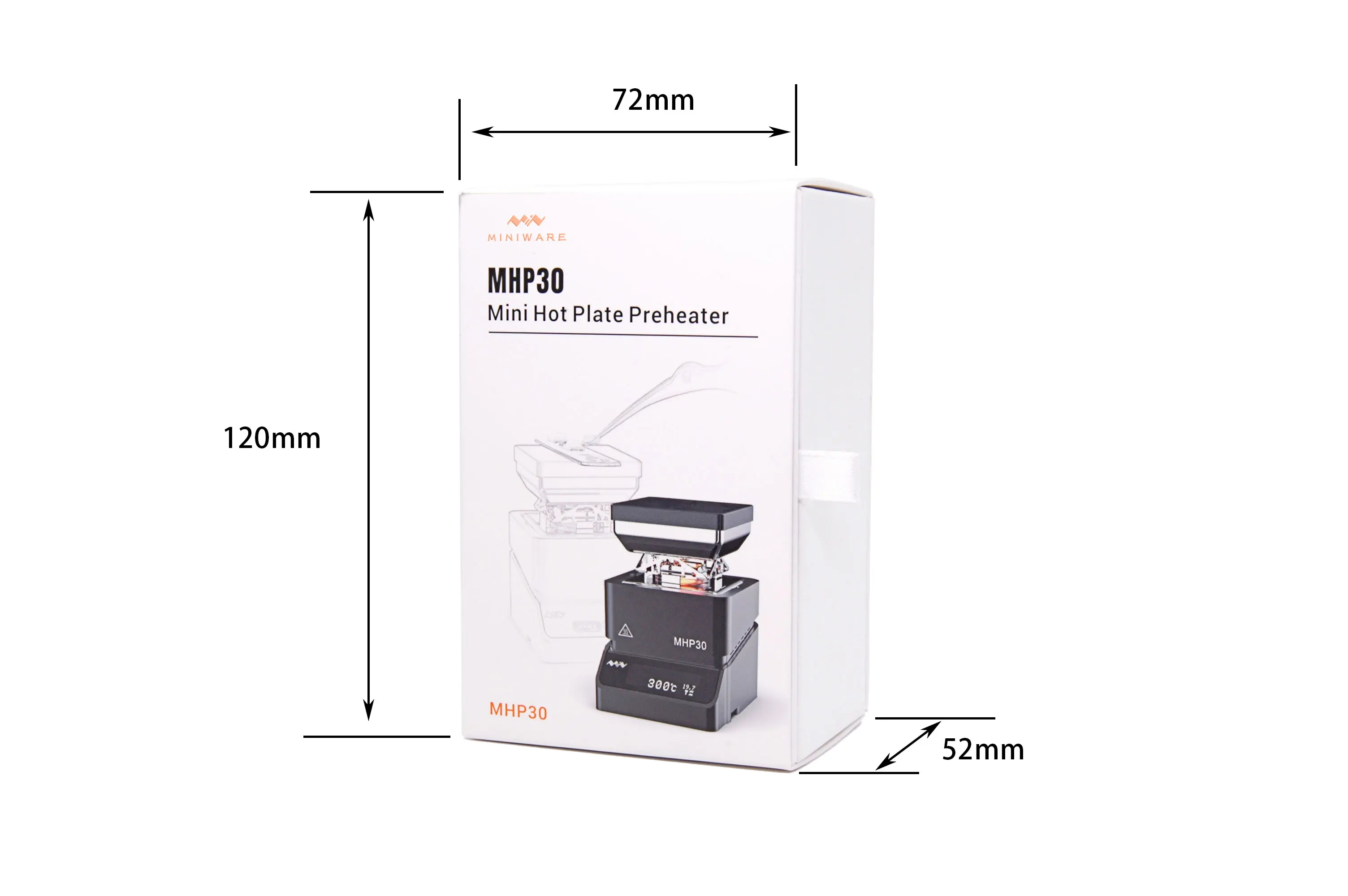 MHP30 Mini Hete Plaat SMD Voorverwarmer Voorverwarmen Rework Station Printplaat Solderen Desolderen Verwarming Plaat LED Strip Reparatie Tool