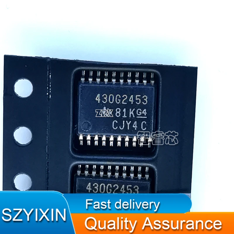 10Pcs/Lot New Original MSP430G2453IPW20R 430G2453 Ultra Low Power Microcontroller MCU TSSOP20  In Stock