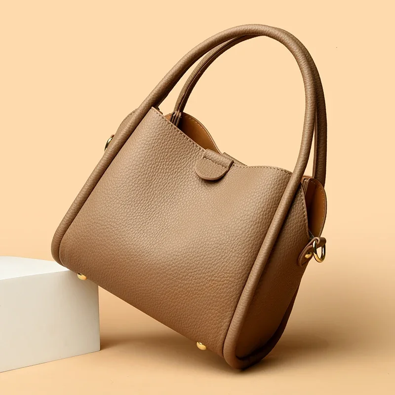 New Shoulder Bags Women Pu leather All-Match Simple Multifunction Handbags Large Capacity Crossbody Bags For Women Teens Purse