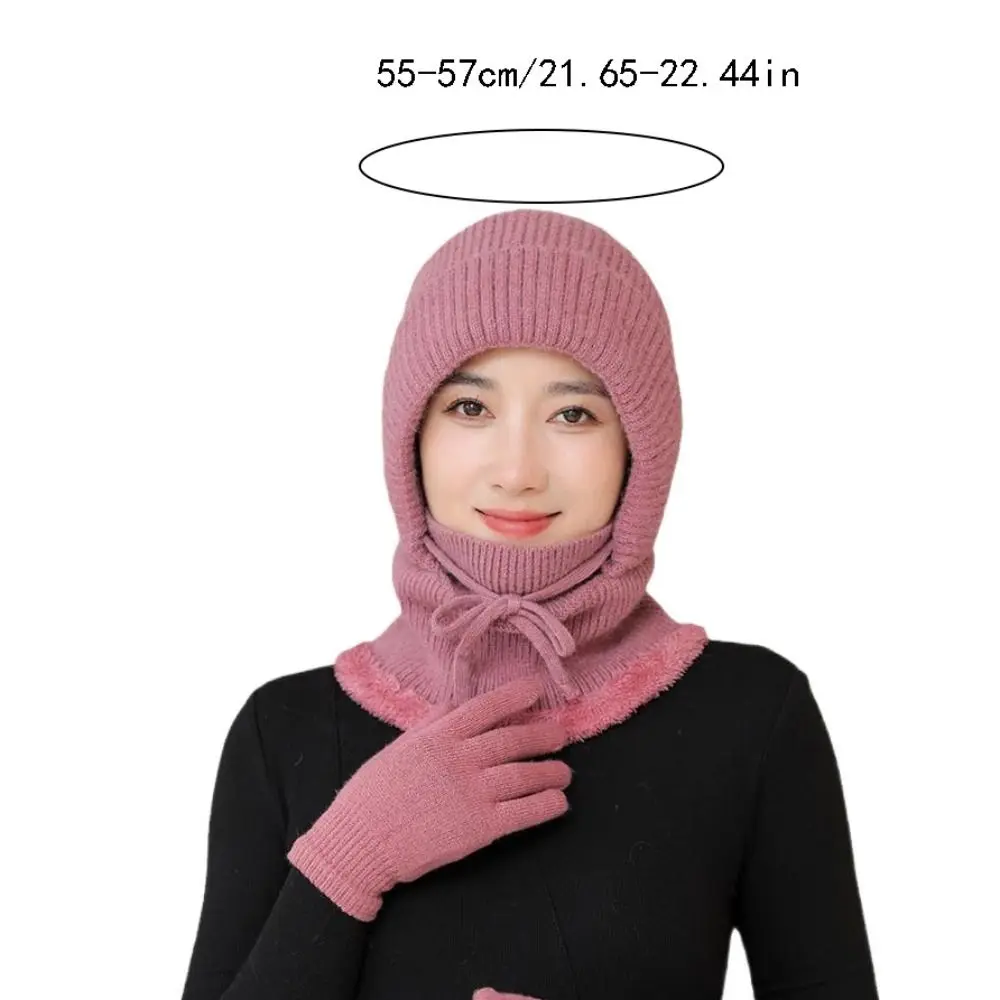 الخريف حماية الأذن محبوك قبعة بالاكلافا الرقبة أدفأ سميكة الشتاء قبعة صغيرة لينة واقي الوجه مقنعين قبعة كل مباراة #6