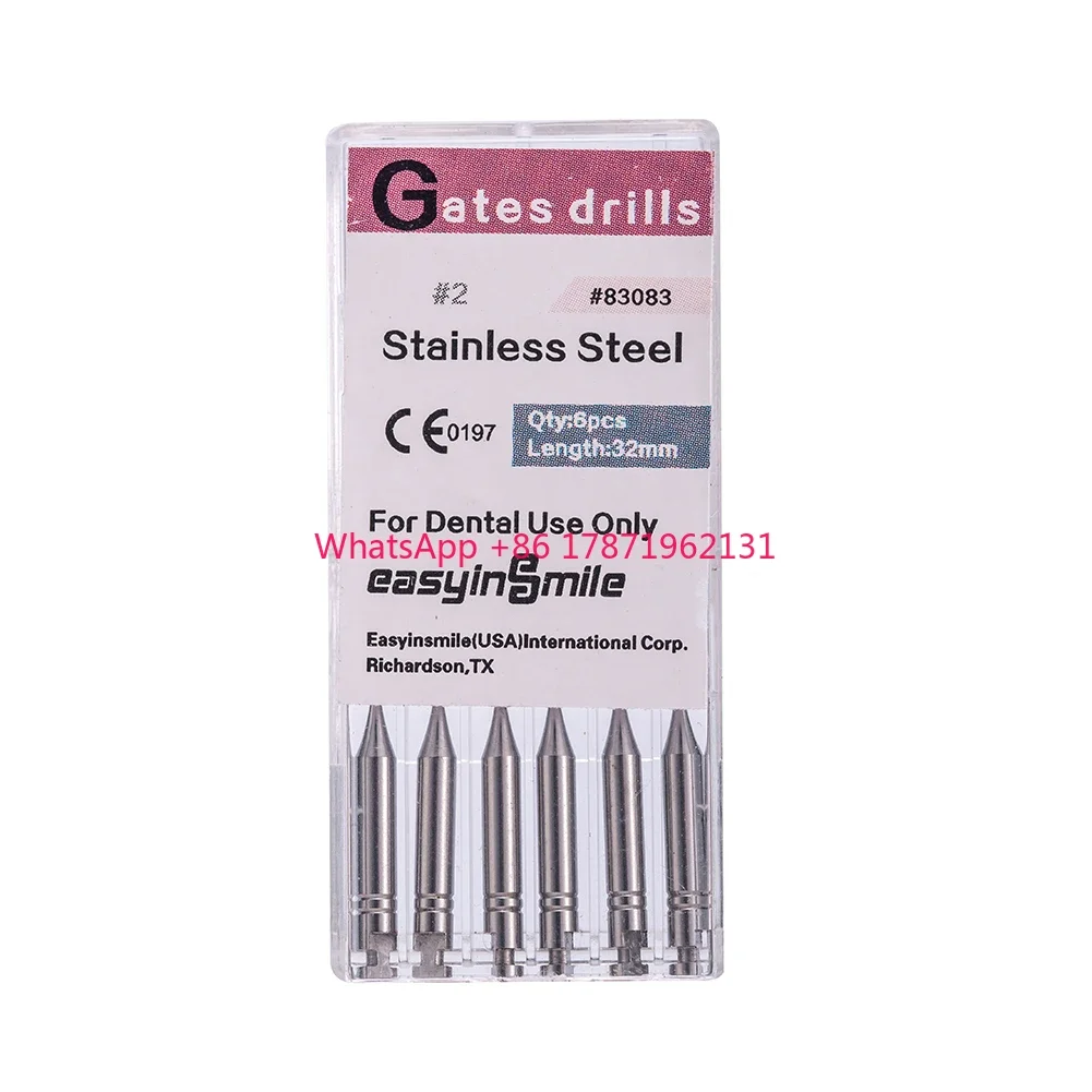 Easyinsmile high quality SS Gates Drill Dental  Pesso Reamers 28MM/32MM for root canal