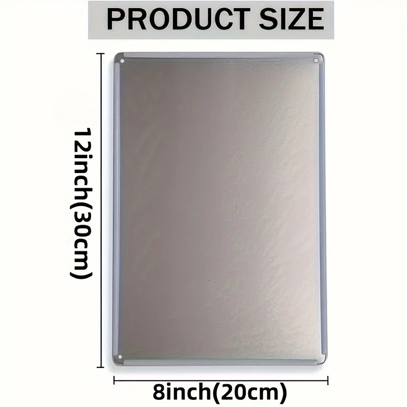 لافتة معدنية مسطحة ثنائية الأبعاد "Born to BBQ" - مثالية للمنزل والمطبخ والفناء والبار والمكتب على الطراز الريفي للشواء، متينة #5