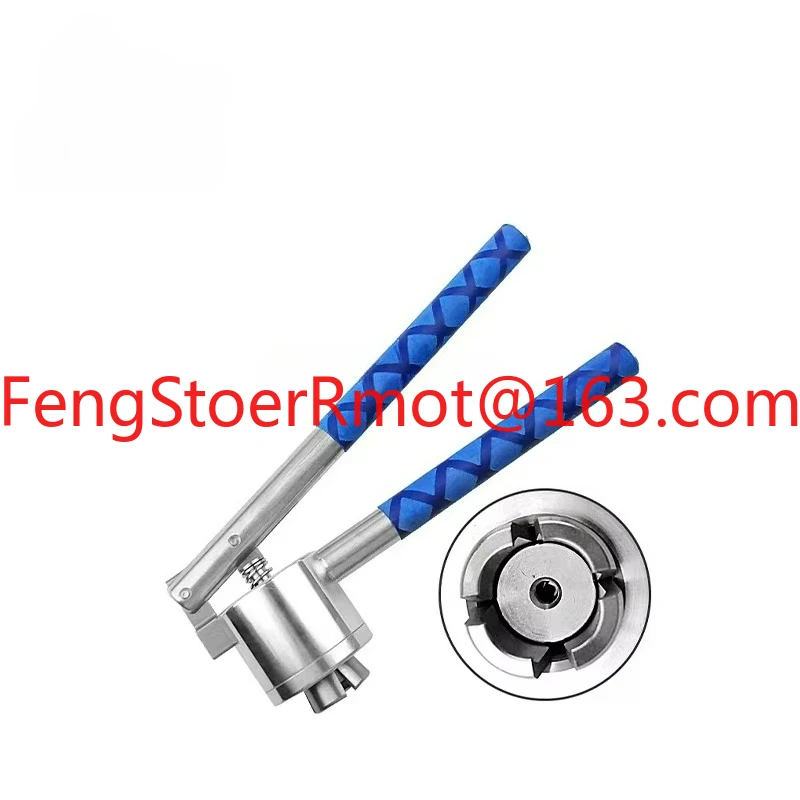 

Stainless Steel Manual Crimp Multi-Use Tool for Perfume & Spray Glass Vials Plastic Packaging in Cans Easy to Operate
