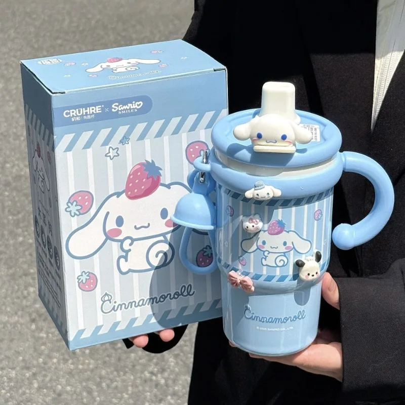 Kawaii My Melody Pochacco Kuromi My Melody Sanrio Tazza isolata in acciaio inossidabile 316 Bottiglia per bambini adorabili Regalo per ragazze
