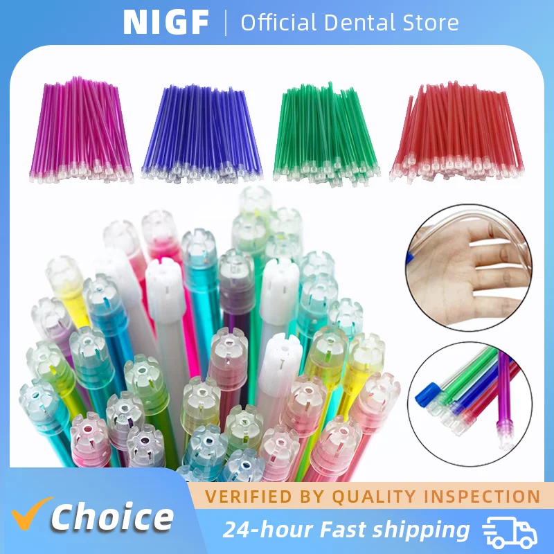 100Pcs/Bag Dental Saliva Ejector Aspirator Tube Odontologia Disposable Suction Tips Oral Care Tool Bendable Dentistry Materials