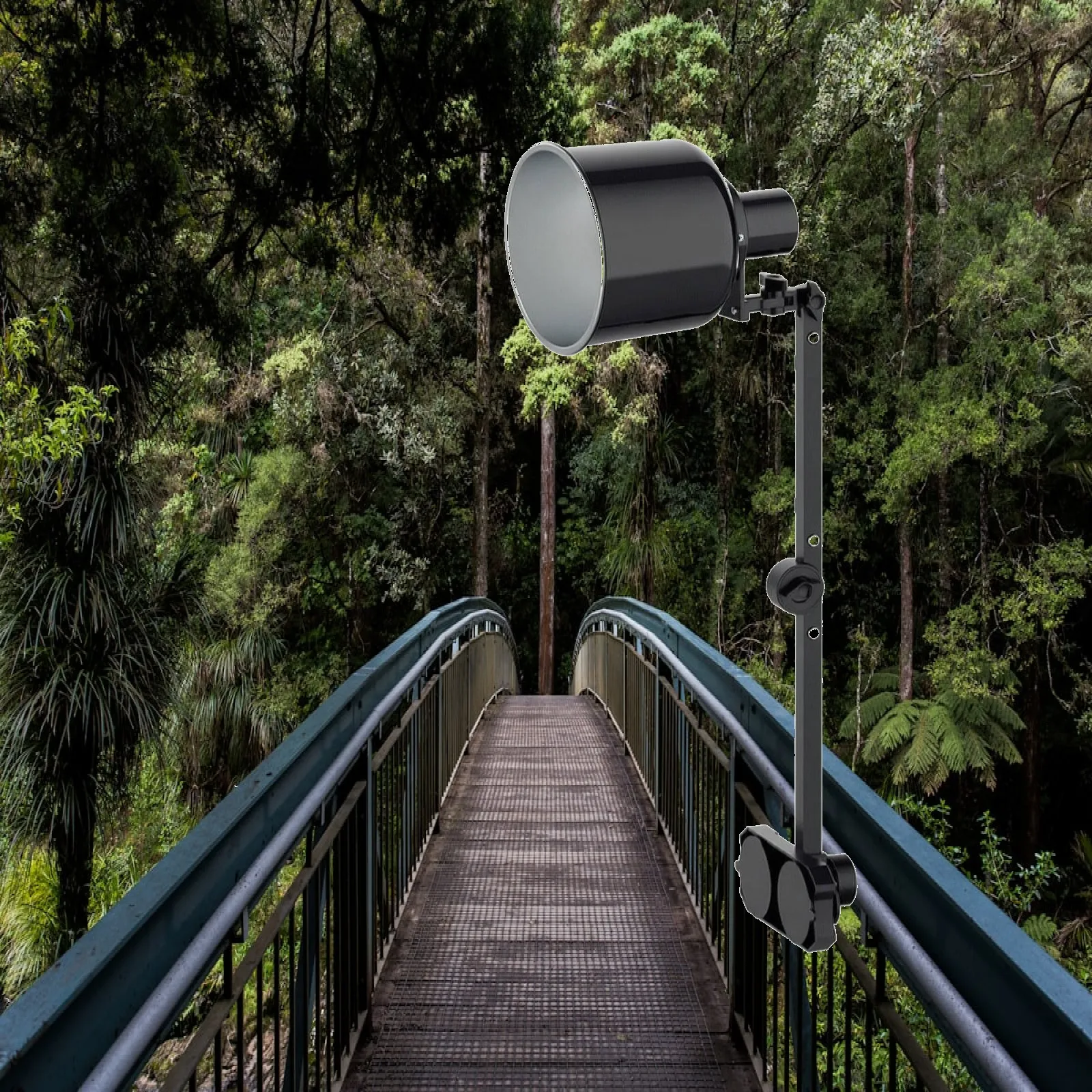 Reptile Terrarium Lamp Bracket Holder for UVB Heat Lamp with Flexible Neck and Suction Cup Mount
