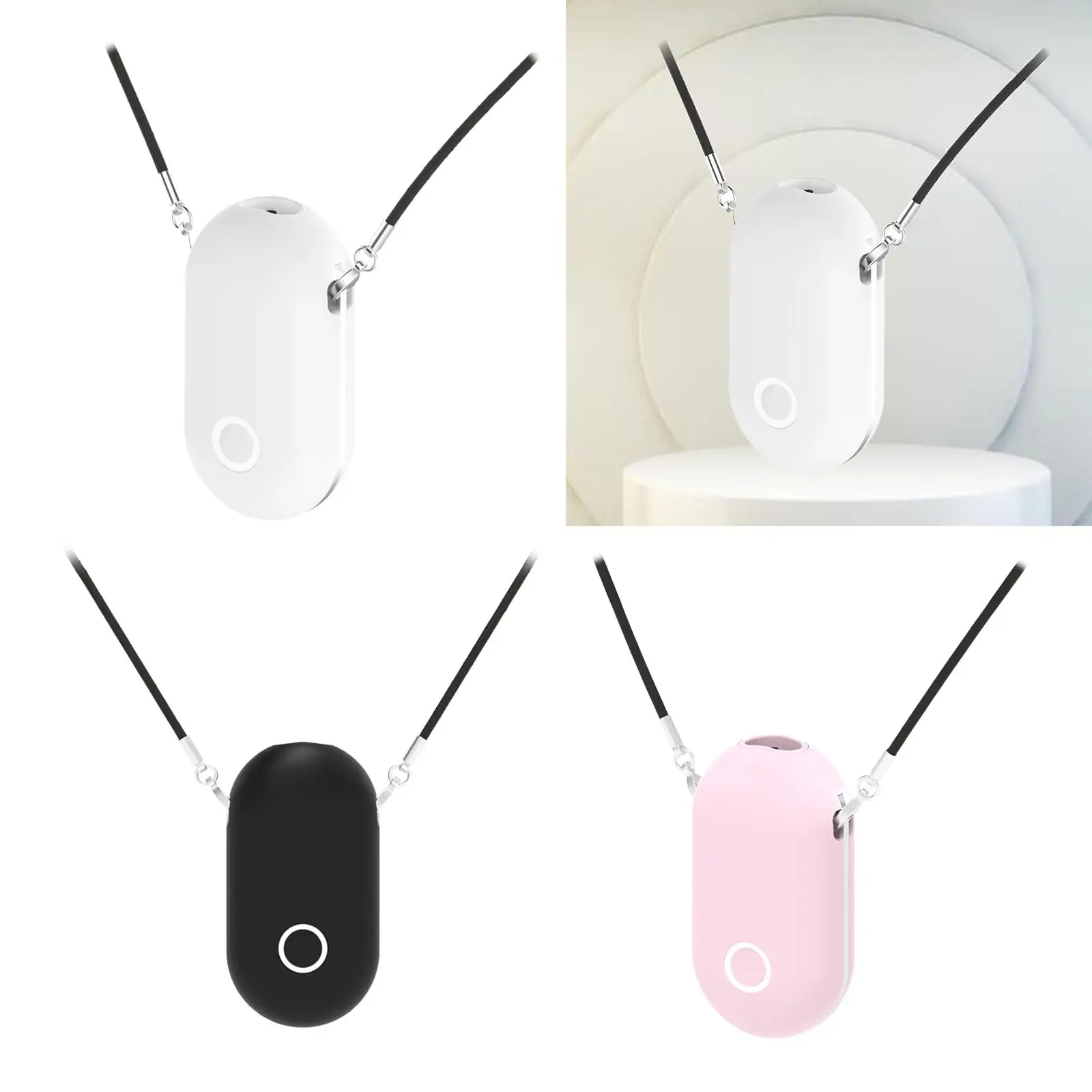 Small Personal Air Purifier Necklace Trave Size USB Rechargable for Outdoor