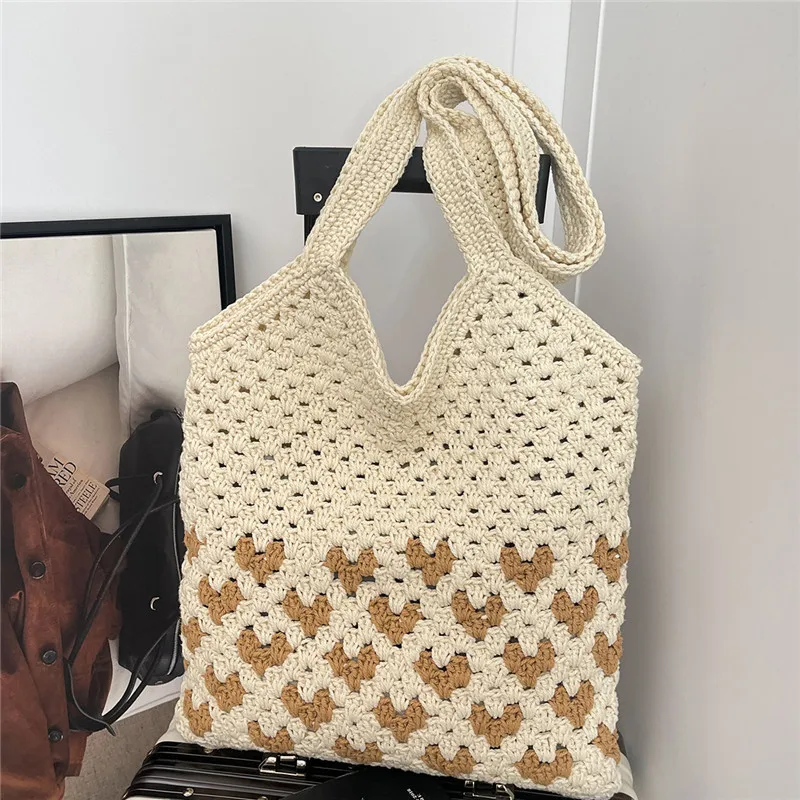 

Летняя плетеная сумка через плечо в стиле кэжуал для женщин: модная, универсальная, для путешествий и поездок на работу