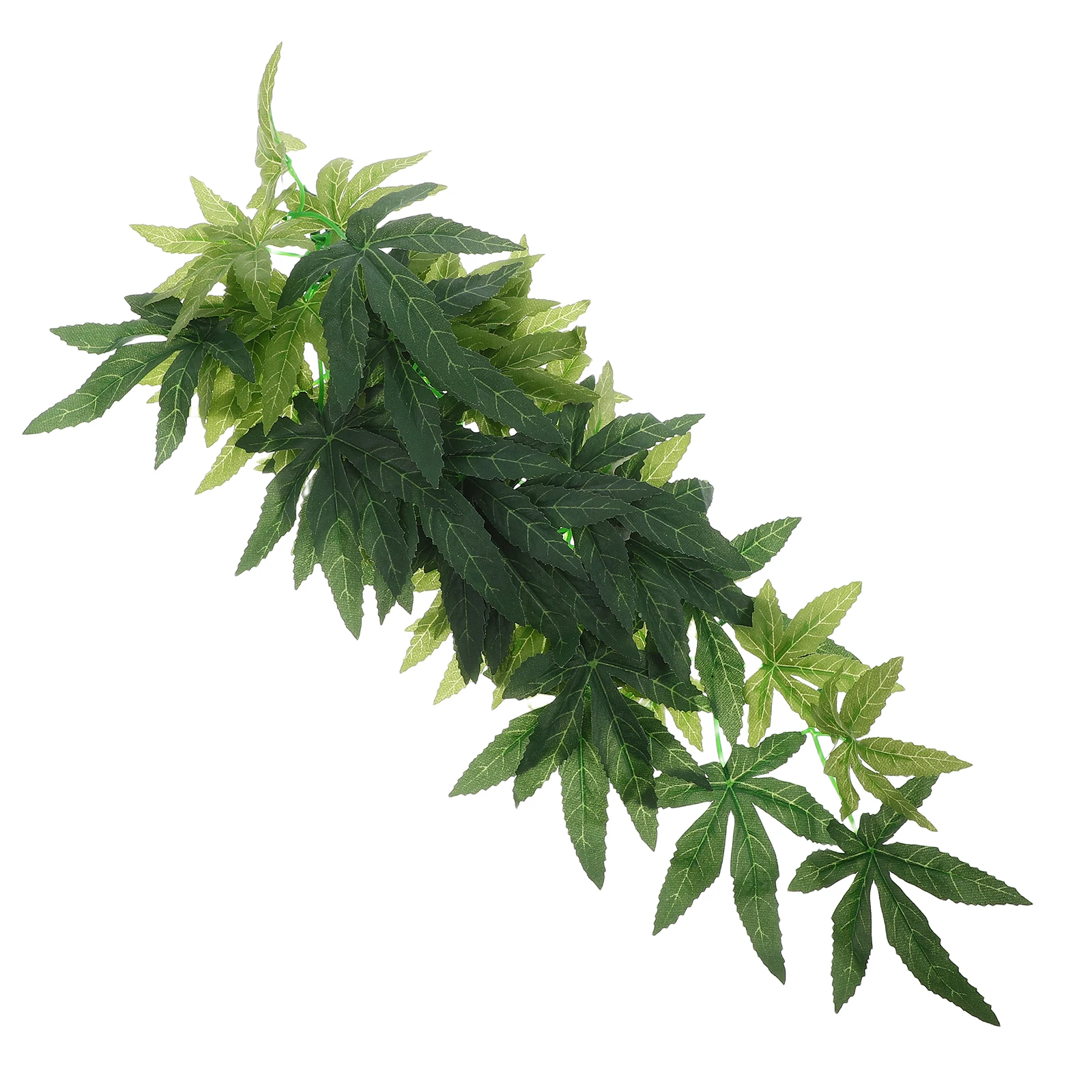 

Vines For Fake Plants Climbing Decor Snake Gecko Tank Accessories Habitat Terrarium Rattan Leaves Simulation Lightweight Durable