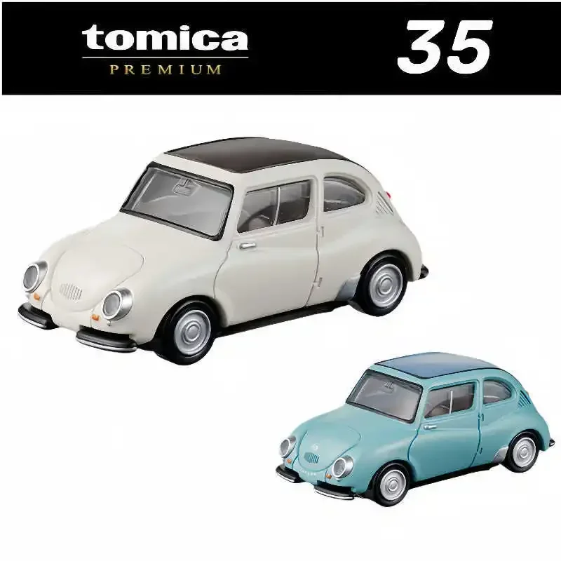 Modello in scala in miniatura pressofuso 1:64 SUBARU 360 TOMY auto in lega pressofuso veicoli giocattolo modello di auto